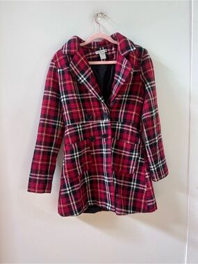 Vintage forever 21 plaid jacket y2k small